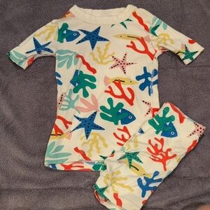 Hanna Andersson Multicolor Sea Life Pajama Set
